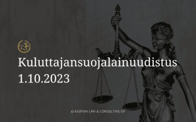 Lokakuun alussa voimaan tuleva kuluttajansuojalain uudistus vaikuttaa sekä kuluttajaluottoihin että verkkokauppaan.