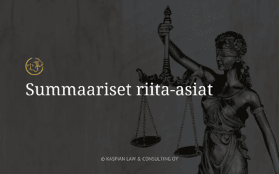 Summaariset riita-asiat